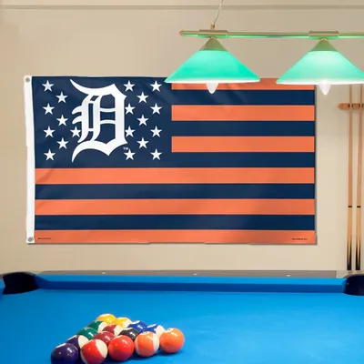 Detroit Tigers WinCraft Deluxe Stars & Stripes 3' x 5' Flag