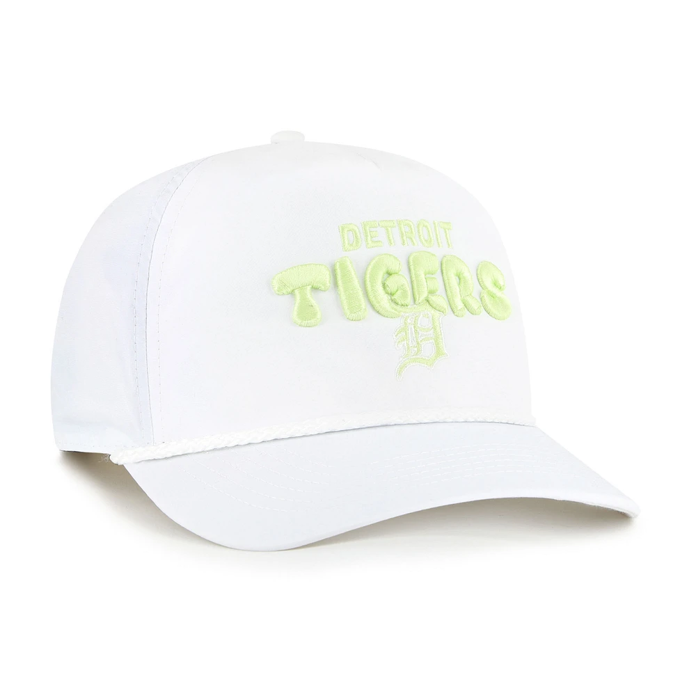 Women's '47  White Detroit Tigers Bright Side Adjustable Hitch Hat