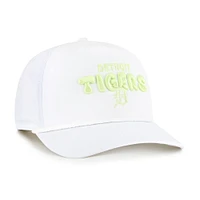 Women's '47  White Detroit Tigers Bright Side Adjustable Hitch Hat