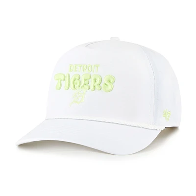 Women's '47  White Detroit Tigers Bright Side Adjustable Hitch Hat
