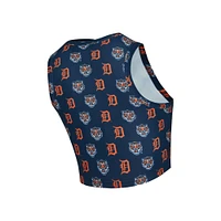 Women's Concepts Sport  Navy Detroit Tigers Knit Tank Top & Skort Set