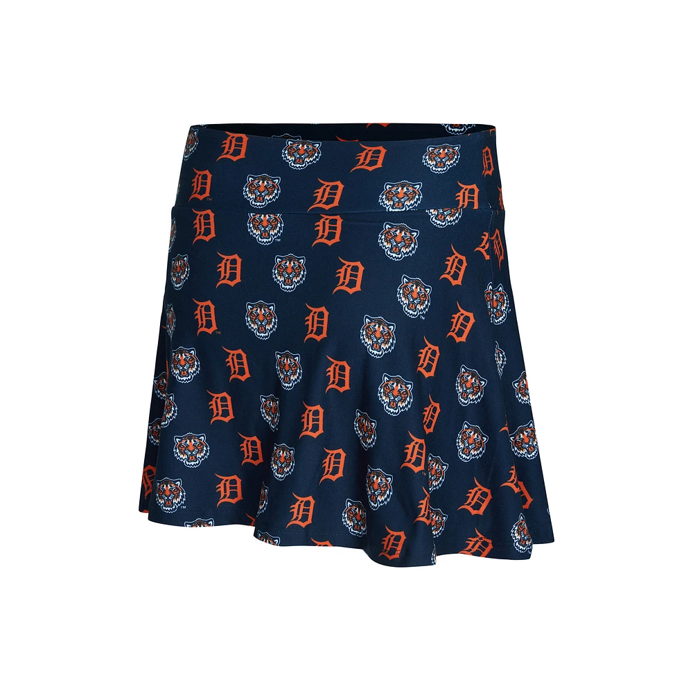 Women's Concepts Sport  Navy Detroit Tigers Knit Tank Top & Skort Set