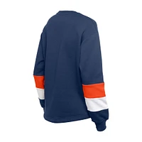 Women's New Era  Navy Detroit Tigers Game Day Color Pullover Sweatshirt