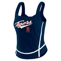 Women's WEAR by Erin Andrews  Navy Detroit Tigers Square Neck Tank Top