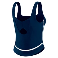 Women's WEAR by Erin Andrews  Navy Detroit Tigers Square Neck Tank Top