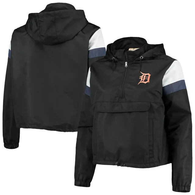 Detroit Tigers Antigua Team Logo Victory Full-Zip Hoodie - White