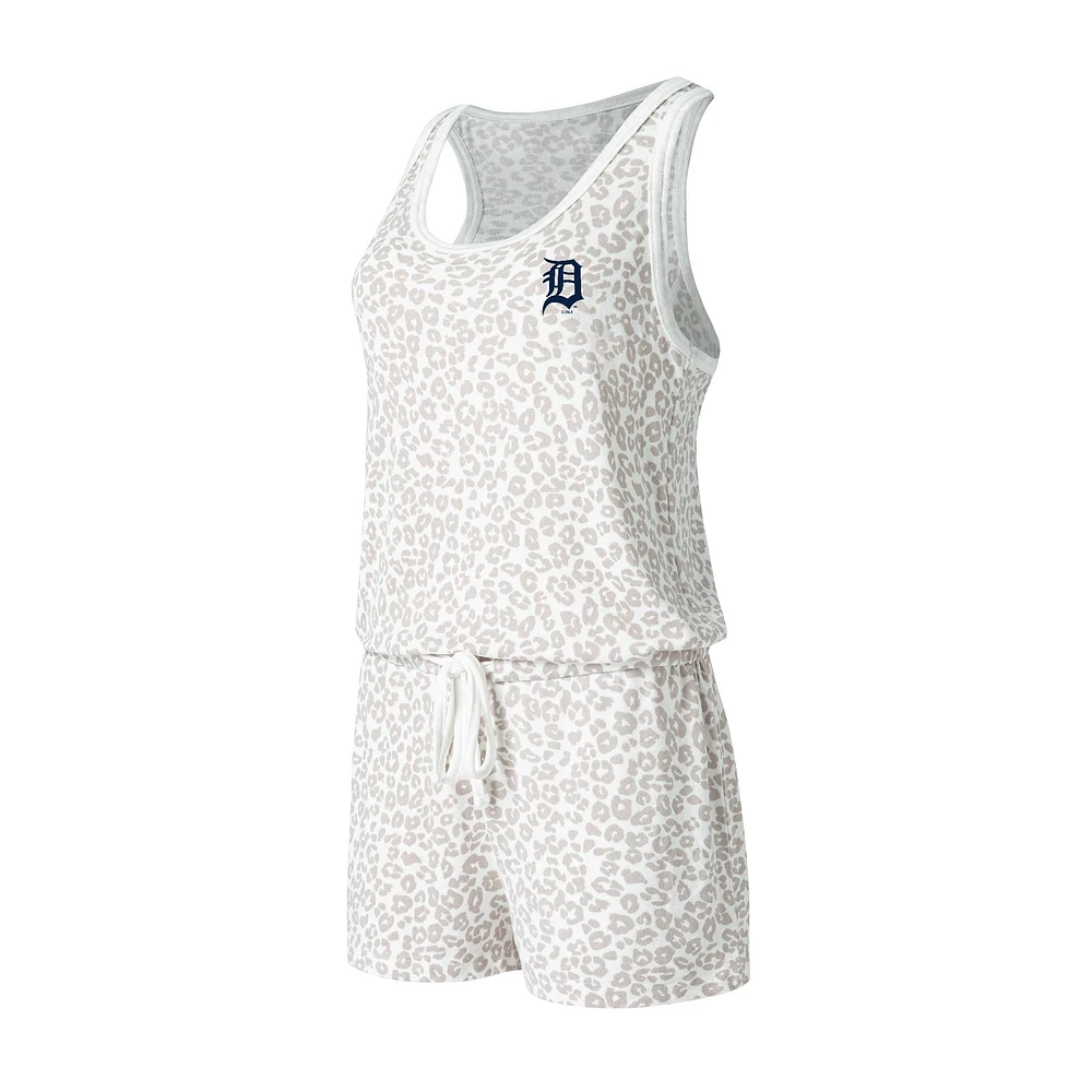 Combi-short en tricot hacci Montana Detroit Tigers Concepts Sport pour femmes