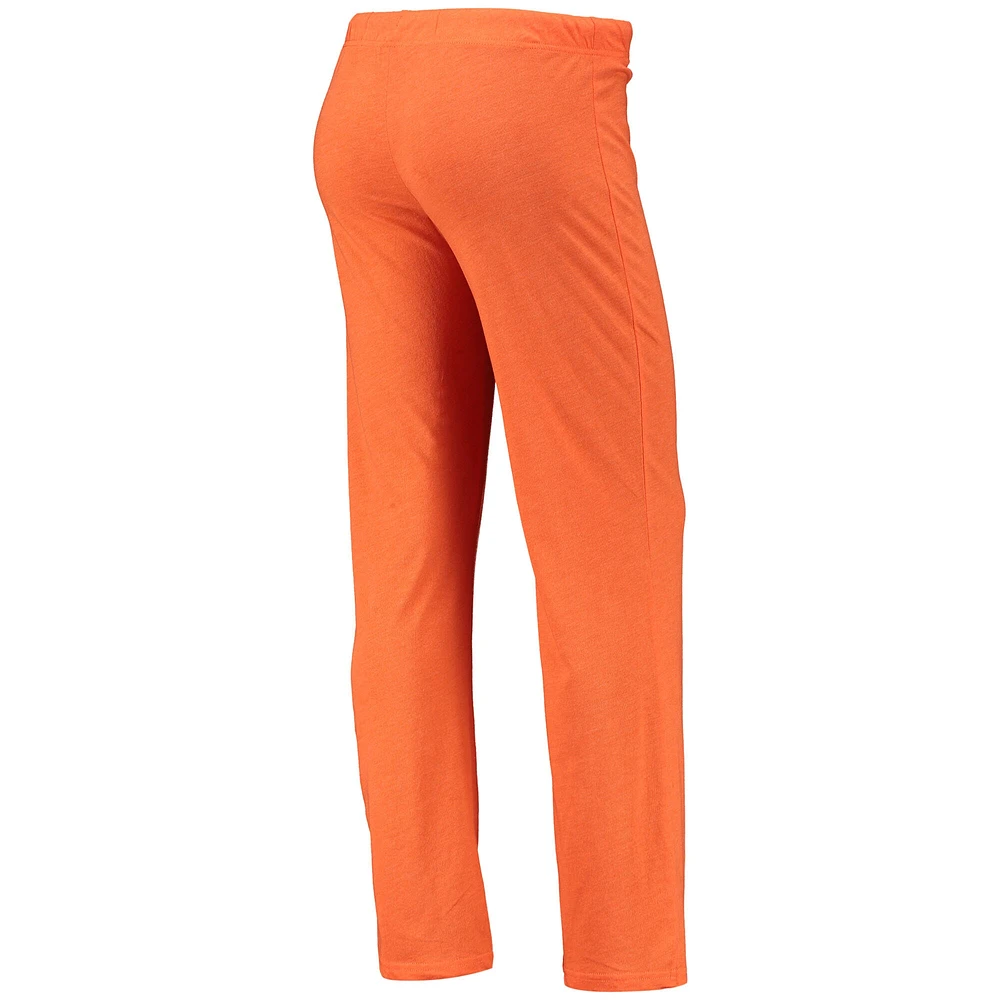 Débardeur et pantalon de nuit Detroit Tigers Meter Muscle Concepts Sport pour femme, orange/bleu marine