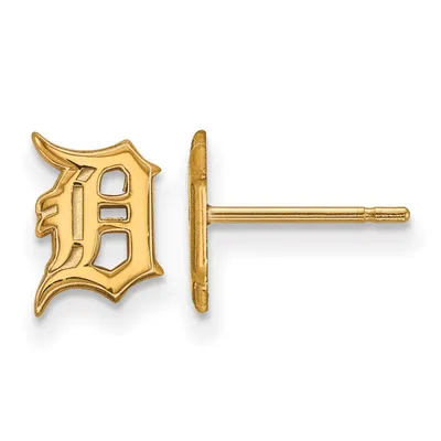 Detroit Tigers Women's 14k Yellow Gold Extra Small Post Earrings