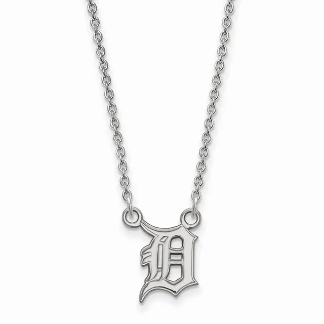 Detroit Tigers Women's Gold-Plated Small Dog Tag Necklace