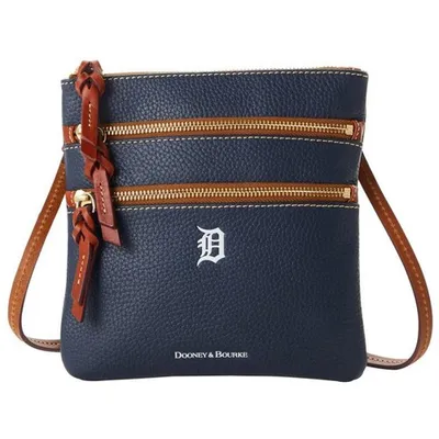 Detroit Tigers Dooney & Bourke Women's Pebble Triple-Zip Core Crossbody Purse