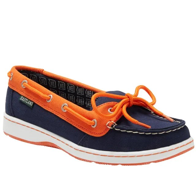 Lids Detroit Tigers Eastland Women's Sunset Boat Shoes - Navy