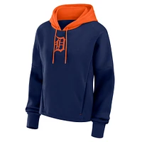 Women's Fanatics Navy Detroit Tigers Oversized Legacy Favorite Spectator Pullover Hoodie