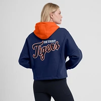 Women's Fanatics Navy Detroit Tigers Oversized Legacy Favorite Spectator Pullover Hoodie