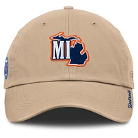 Women's Fanatics Tan Detroit Tigers Cooperstown Collection Adjustable Hat