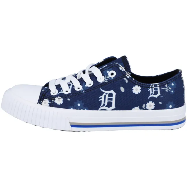 Lids Chicago Bears FOCO Women's Flower Canvas Allover Shoes - Navy