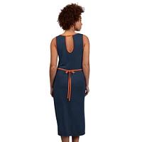 Women's G-III 4Her by Carl Banks Navy Detroit Tigers Center Field Maxi Dress