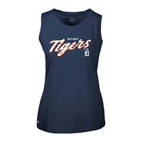 Women's Levelwear Navy Detroit Tigers Accolade Macy Prospect Tank Top