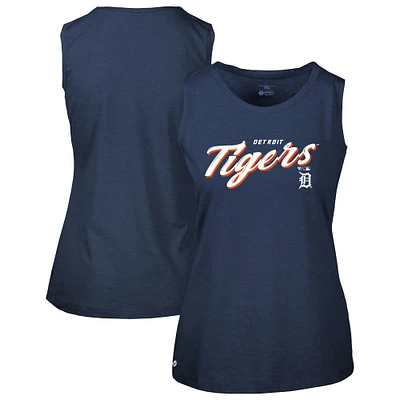 Women's Levelwear Navy Detroit Tigers Accolade Macy Prospect Tank Top