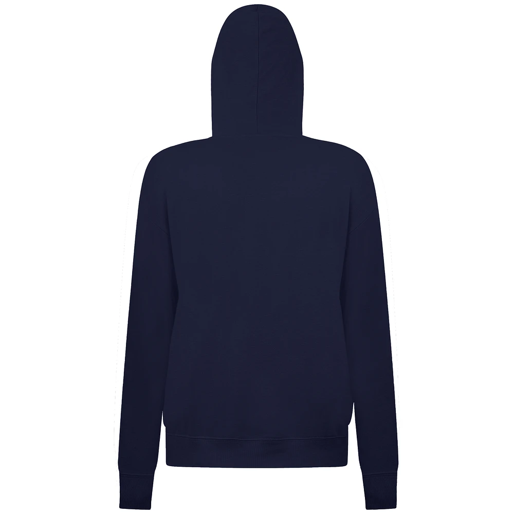 Sweat à capuche imprimé graphique Detroit Tigers bleu marine pour femme Levelwear