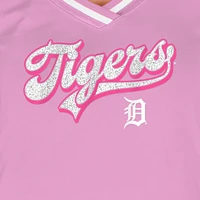 Women's New Era Light Pink Detroit Tigers Gameday V-Neck T-Shirt