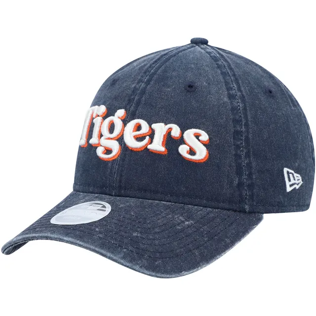 Detroit Tigers New Era Women's Chrome Bloom 9TWENTY Adjustable Hat - Cream Adjustable