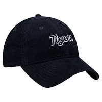 Casquette ajustable en velours côtelé 9TWENTY bleu marine Detroit Tigers de New Era pour femme