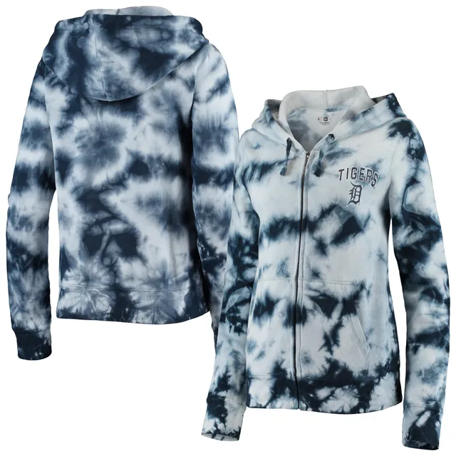 Lids Denver Broncos New Era Women's Tie Dye Fleece Full-Zip Hoodie - Navy