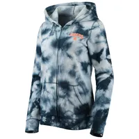 NWE TIGERS BLEU FEMME TIE DYE CAPUCHE COMPLÈTE ZIP SWTLADZIP