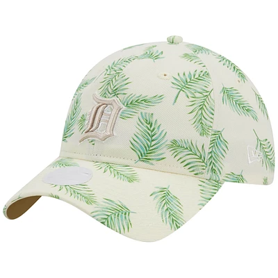 Women's New Era White Detroit Tigers Palms 9TWENTY Adjustable Hat