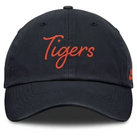 Casquette ajustable Nike bleu marine Detroit Tigers Cooperstown Club Script pour femme