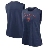 Débardeur pour femme Nike Detroit Tigers Muscle Play bleu marine