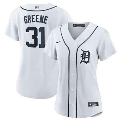 Maillot de joueur réplique à domicile Nike Riley Greene pour femme des Detroit Tigers blanc