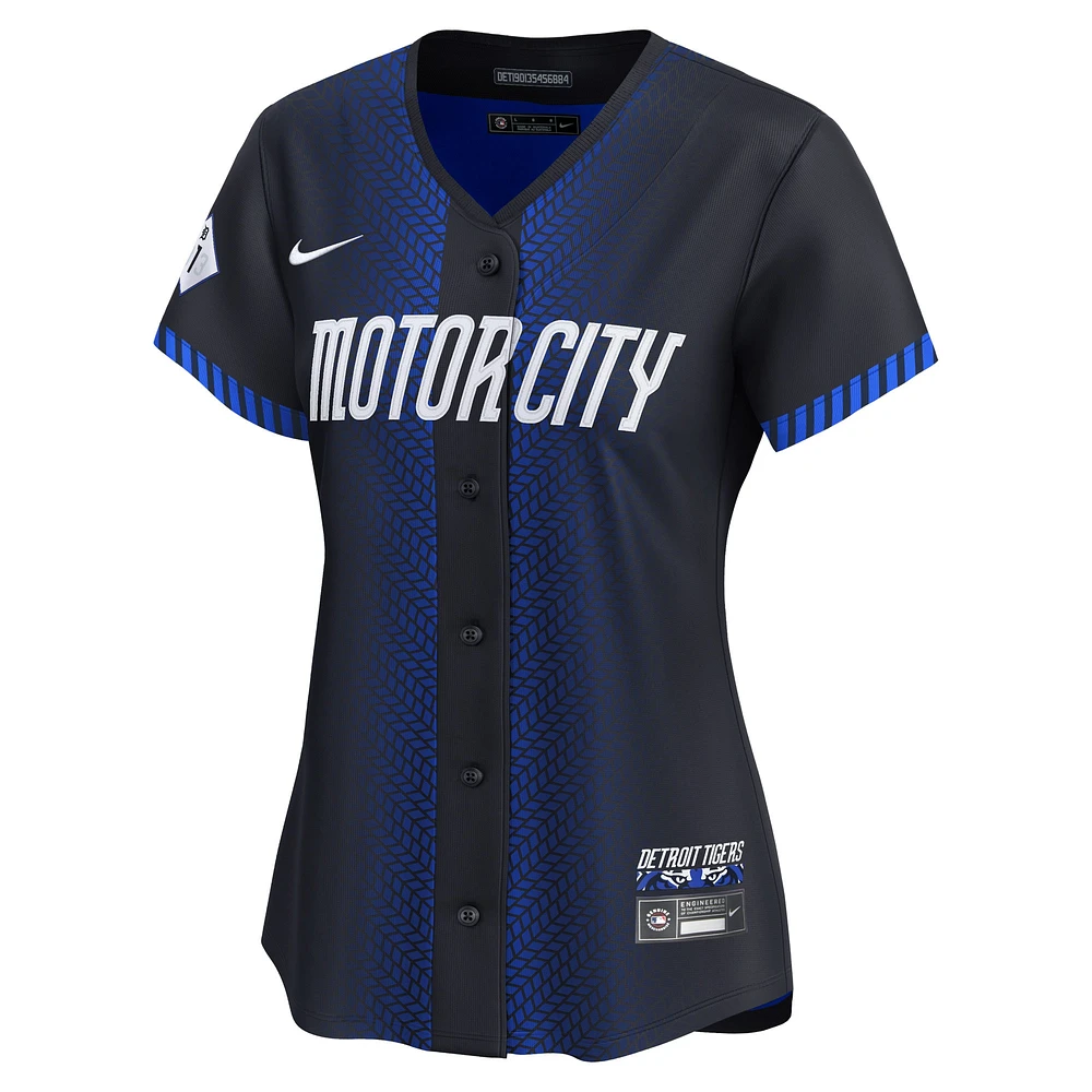 Maillot Nike Spencer Torkelson Detroit Tigers 2024 City Connect Limited pour femme, bleu