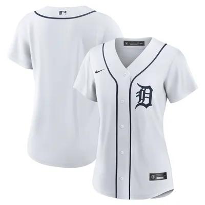 Men's Detroit Tigers Nike White Home Replica Custom Jersey