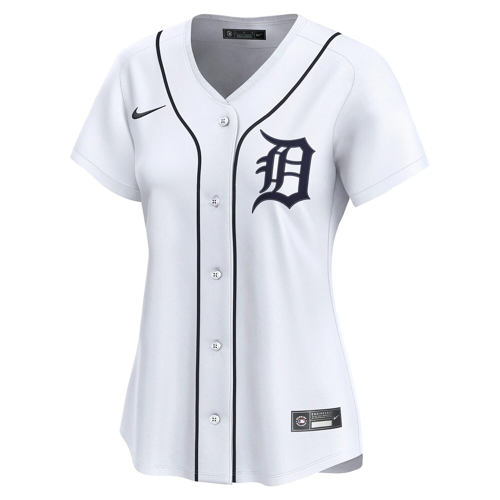 Maillot Nike blanc Detroit Tigers Home Limited pour femme