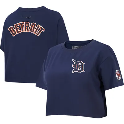 Men's Pro Standard White Detroit Tigers Red & Blue T-Shirt Size: Small