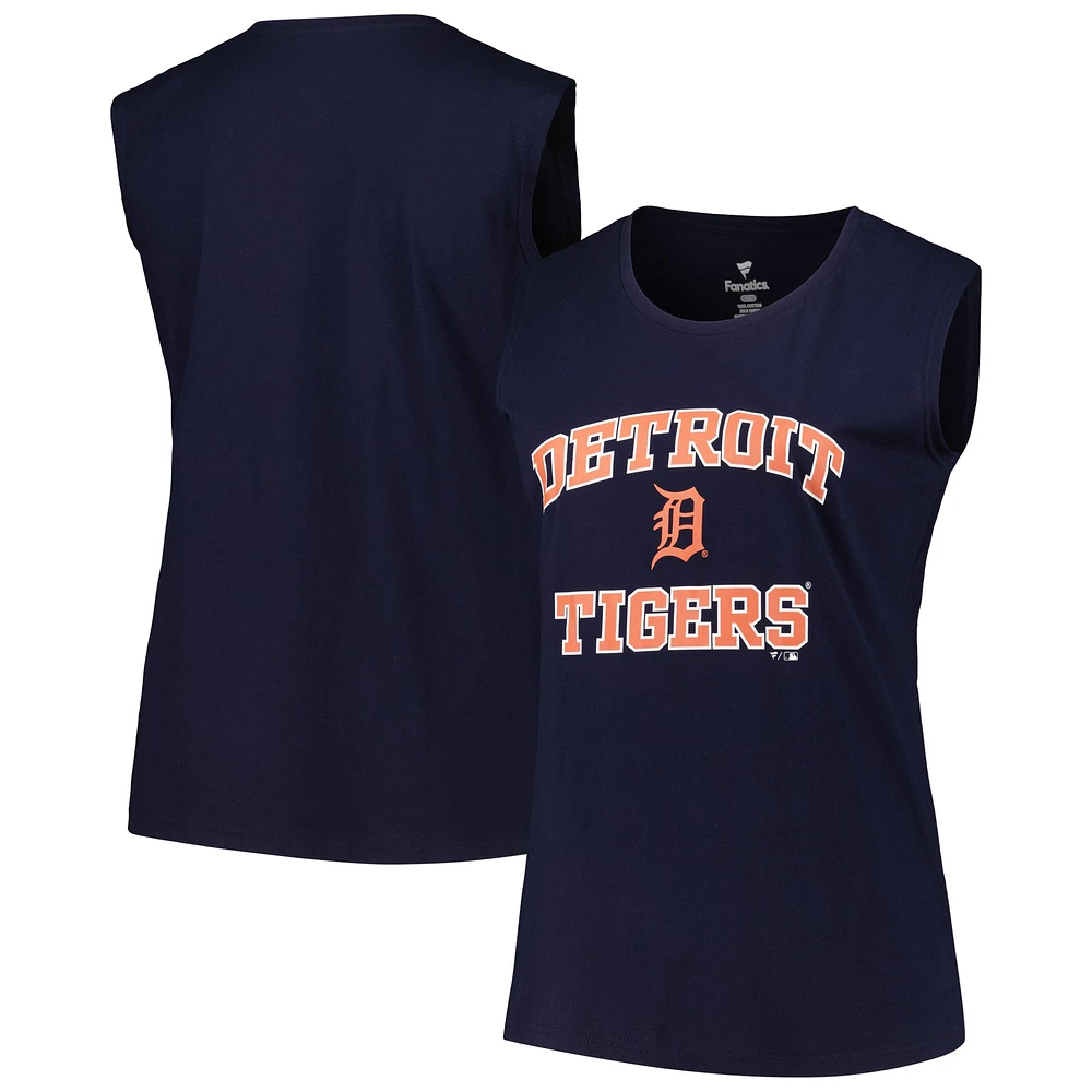 Débardeur taille plus Profile Detroit Tigers bleu marine pour femme