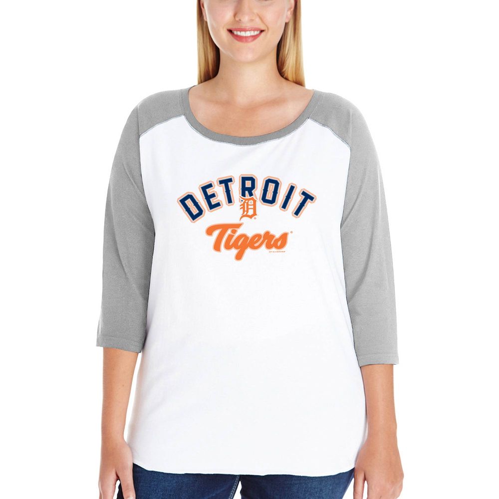 VS PINK Detroit Tigers 3/4 sleeve Top