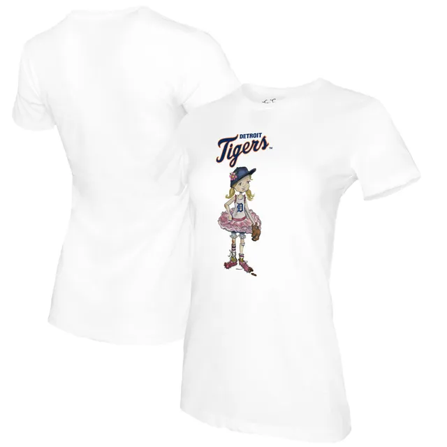 Lids Detroit Tigers Tiny Turnip Women's Peace Love Baseball T