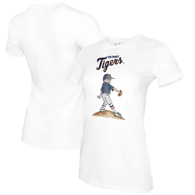 Lids Detroit Tigers Tiny Turnip Women's Triple Scoop T-Shirt - Navy