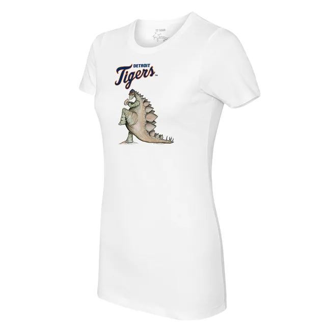 Tiny Turnip Detroit Tigers Women's White/Black Baseball Love