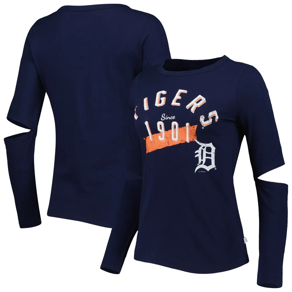 Women's Touch Navy Houston Astros Formation Long Sleeve T-Shirt