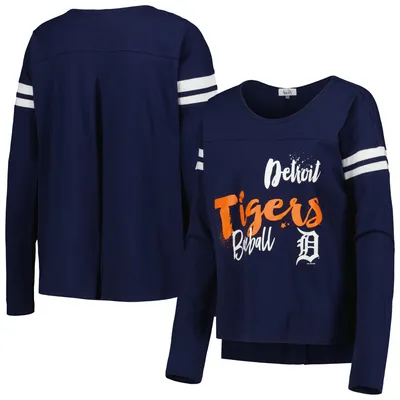 Detroit Tigers Touch Women's Free Agent Long Sleeve T-Shirt - Navy