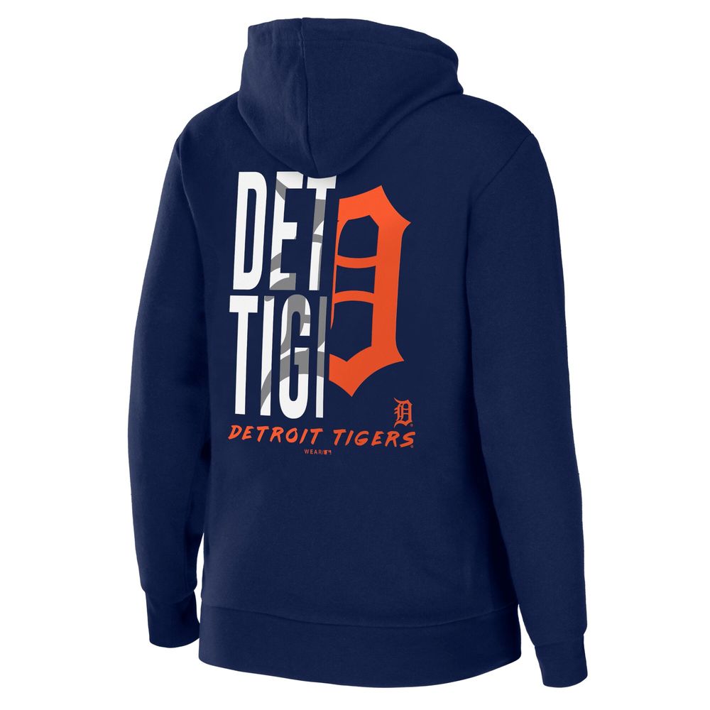 Women's Wear by Erin Andrews Navy Detroit Tigers Full-Zip Hoodie