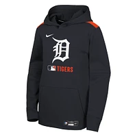 Sweat à capuche Nike bleu marine Detroit Tigers Authentic Collection Performance pour jeunes