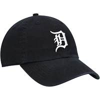 Youth '47 Black Detroit Tigers Team Logo Clean Up Adjustable Hat