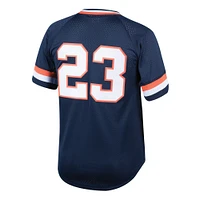 Chandail d'entraînement au bâton en maille Mitchell & Ness Kirk Gibson Navy Detroit Tigers Cooperstown Collection pour jeunes