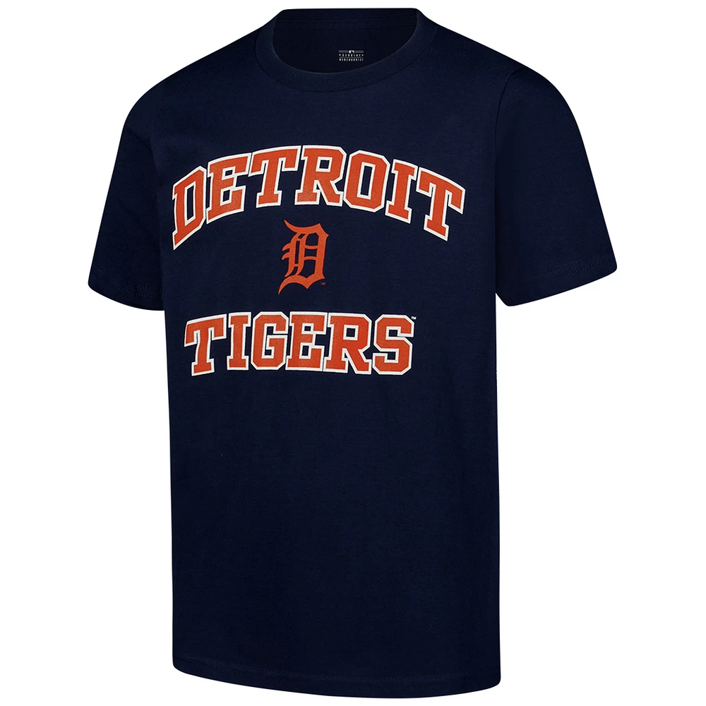 T-shirt Heart & Soul des Detroit Tigers bleu marine pour jeunes