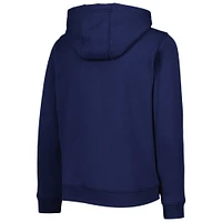 Youth Navy Detroit Tigers Wordmark Full-Zip Fleece Hoodie